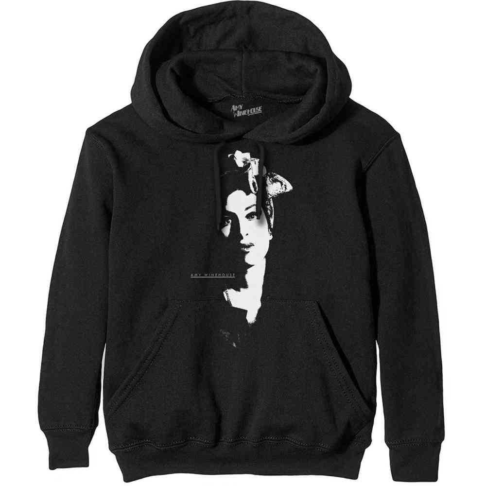 Amy Winehouse - Scarf Portrait Hoodie/trui - Zwart
